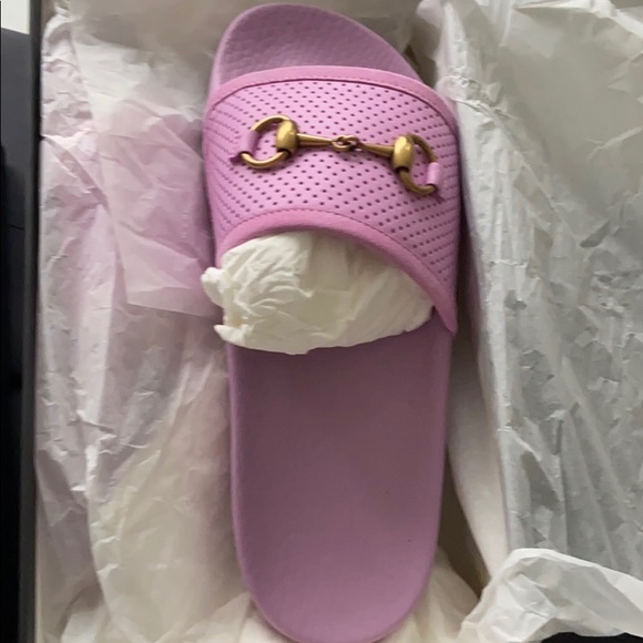 Gucci Horsebit-detailed Perforated Slides - Picture 2 of 4